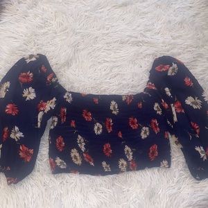 5/$20 Forever 21 off shoulder crop top